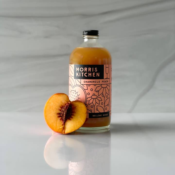 Morris Kitchen - Wholesale Cocktail Mix/Syrup - Chamomile Peach Cocktail Mixer