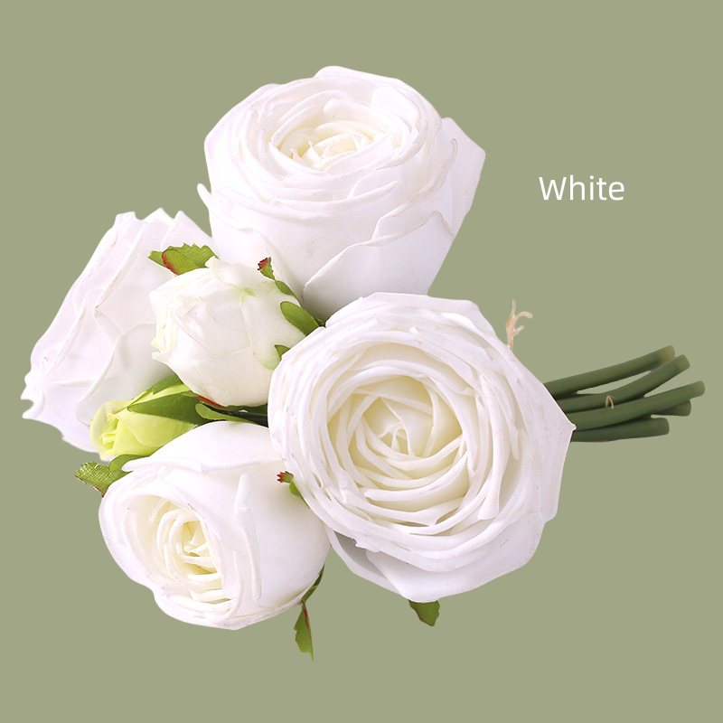 ACNITE(We cover U.S. import duties) - Wholesale Artificial Flowers - Real touch peony flower bunch for home wedding decor0