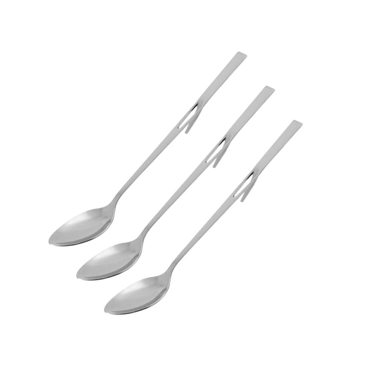 Zenker - Wholesale Table Spoon (Cutlery) - Set of 3 Fackelmann stainless steel jam spoons0