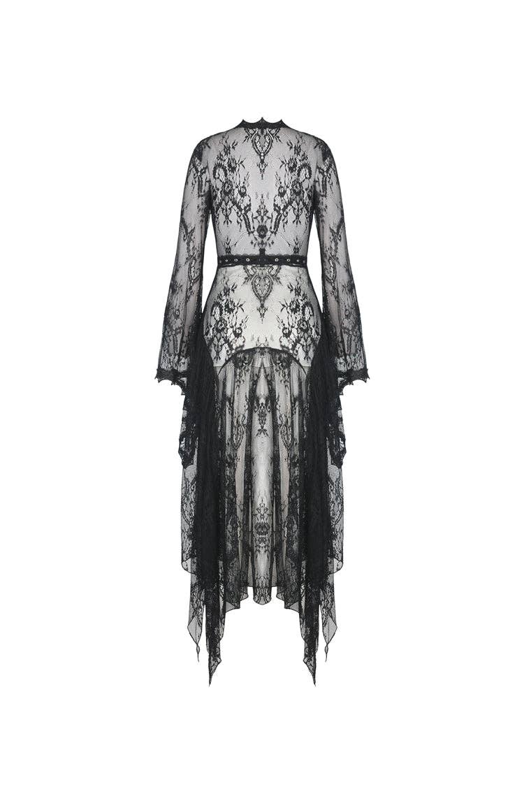 Necessary Evil (Kate's Clothing Ltd T/As) – wholesale Robe – Women's – Dark In Love Larissa Lace Robe2