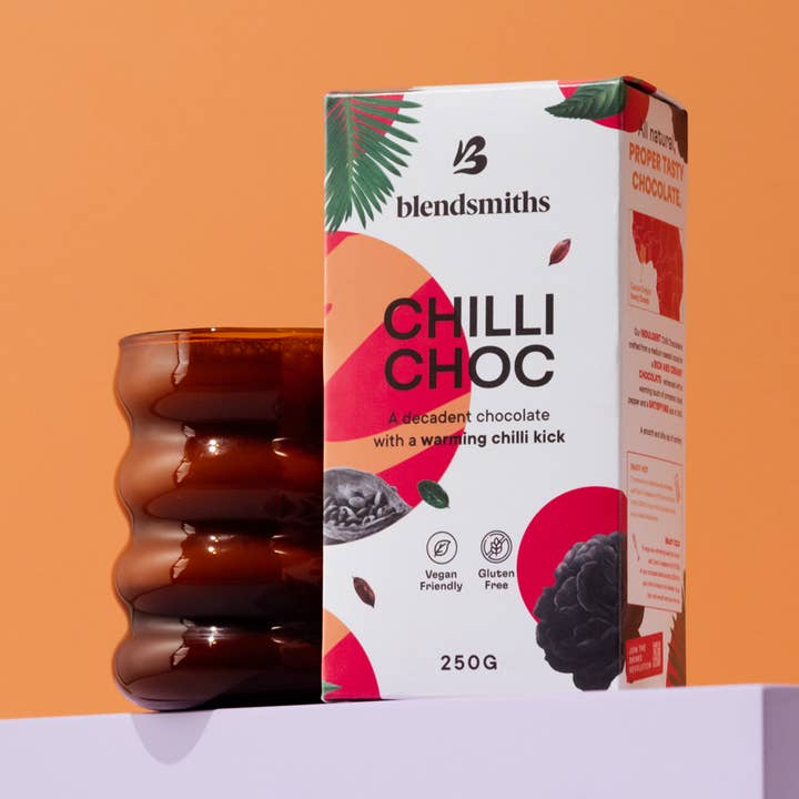 Chili Chokolade for engroshandel hos Blendsmiths Drinkmakers