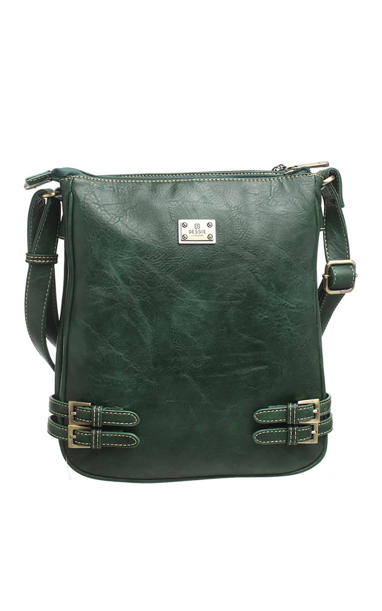 Bessie London - Wholesale Crossbodytas - Dames - Klassieke schoudertas met gesp en ritssluiting25