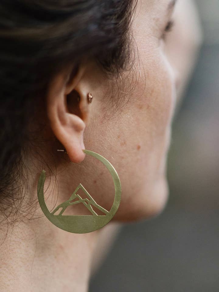 Mountain Hoops for wholesale by Modern Madini