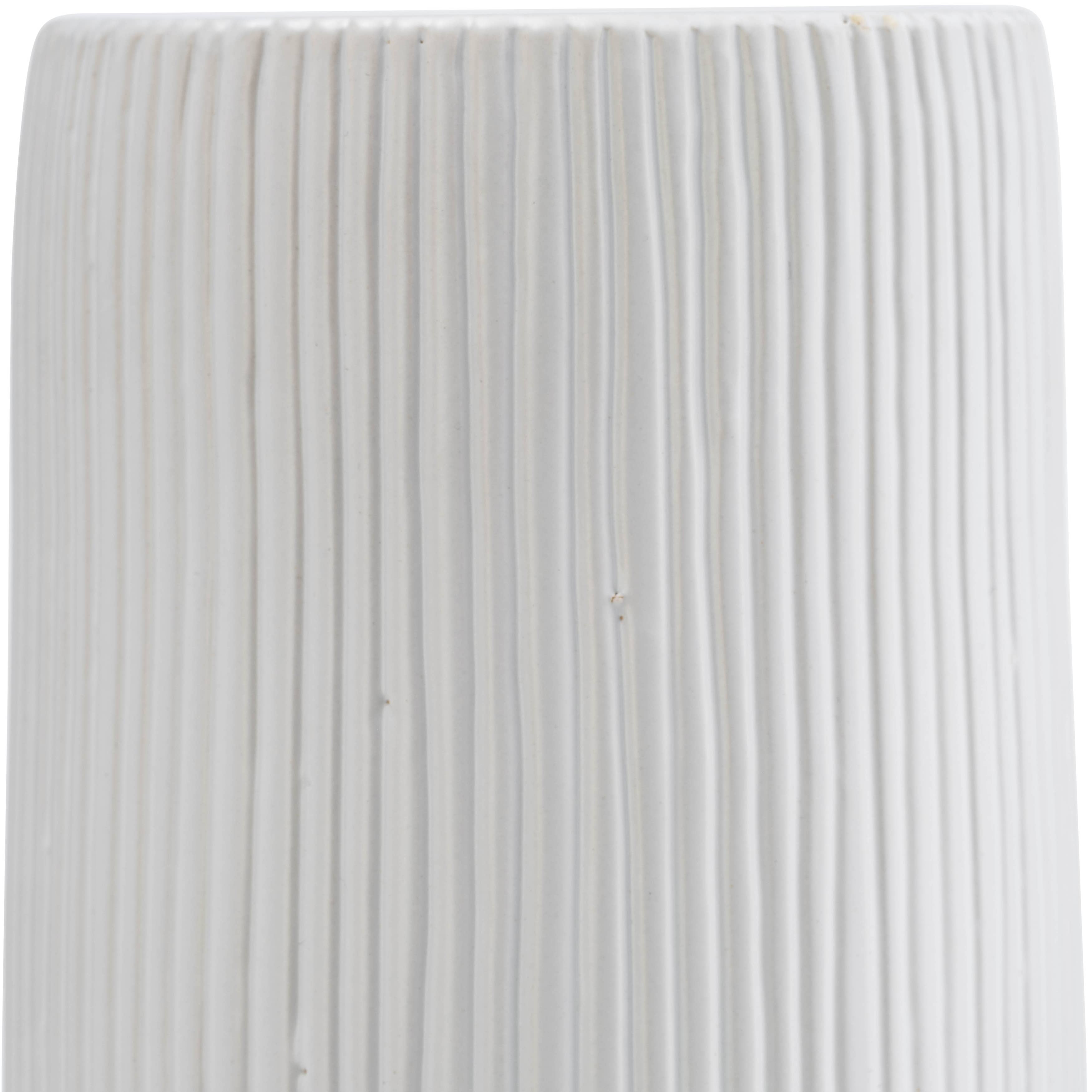 Sagebrook Home - Wholesale Vase - Ceramic Lined Cylinder Decorative Vase - White, 18 in.9