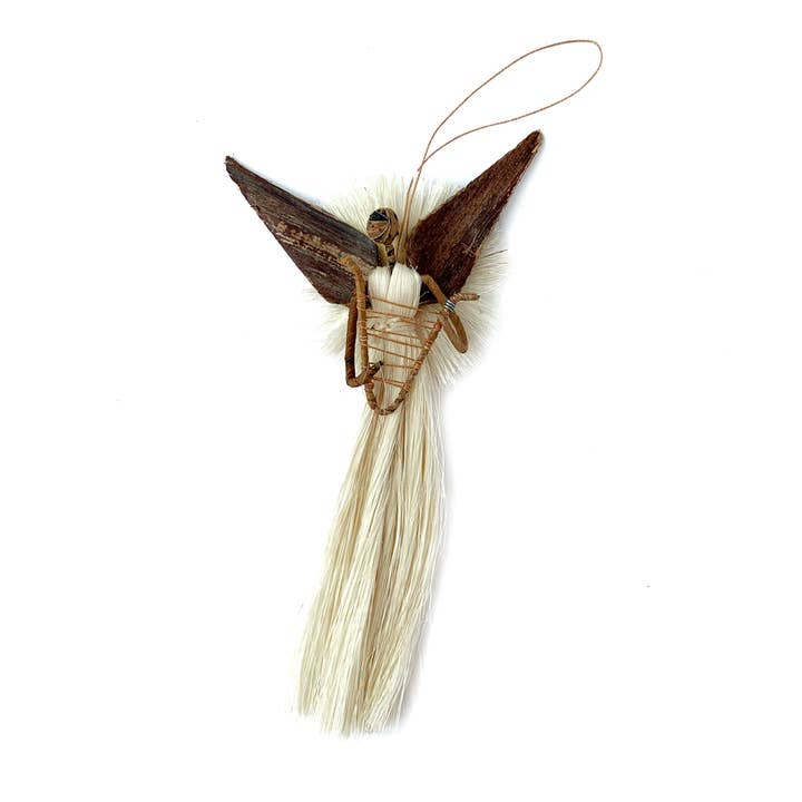 Ornaments 4 Orphans – wholesale Prydnad – Bananfiber och sisal ängel prydnad