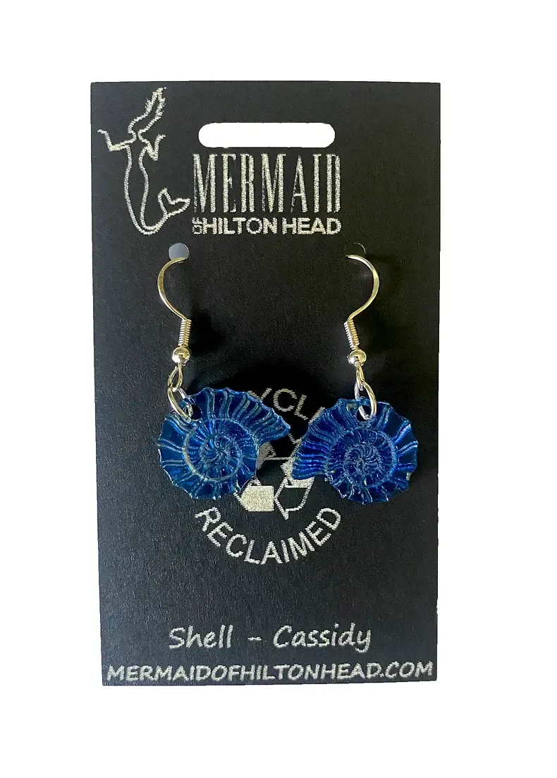 Mermaid of Hilton Head - Wholesale Dangle Earrings - Ocean Earrings - Made From Recycled Materials4