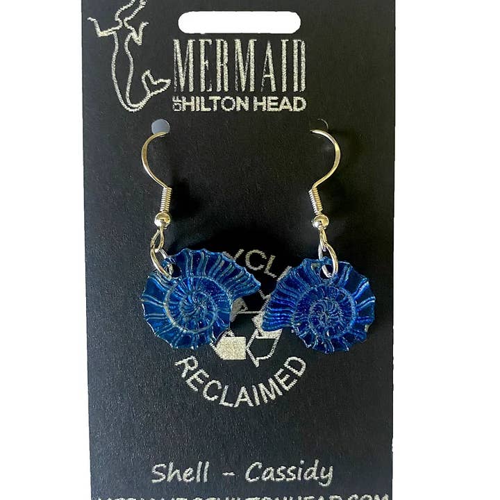 Mermaid of Hilton Head - Vendita all'ingrosso Orecchini pendenti - Orecchini Ocean realizzati con materiali riciclati4