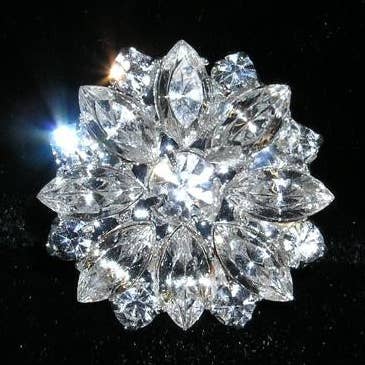 #14081 Sunflower Button for wholesale by Bridal Store Jewelry