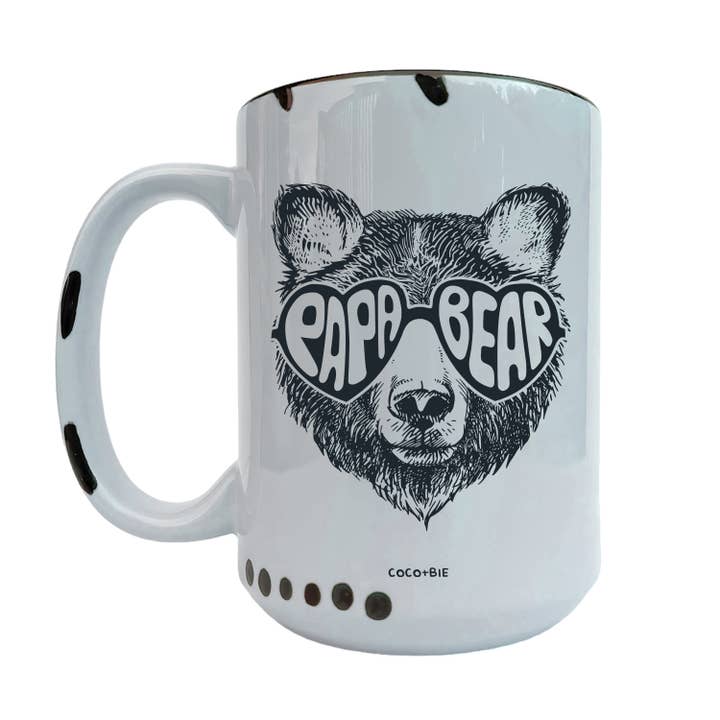 Papa Bear Mug - Dad Birthday Mug, Father's Day Mug for Dad for wholesale by coco+bie designs