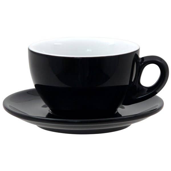 Taça e Pires 300 Cc Rosa Preto por atacado de Jaspers Tabletop