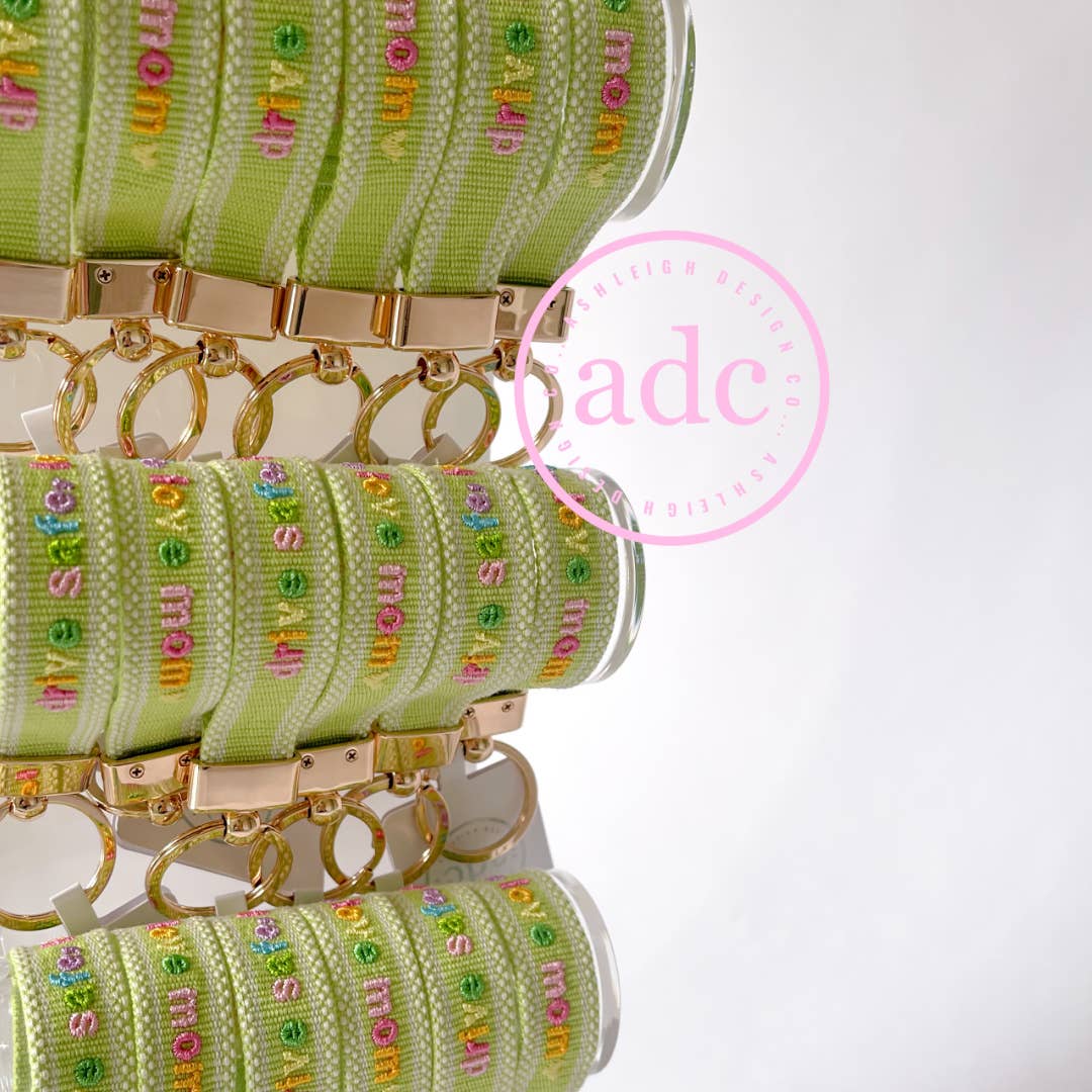 AshleighDesignCo - Wholesale Keychain - Women's - drive safe, love mom🤍 Keychain - *ADC Exclusive*2