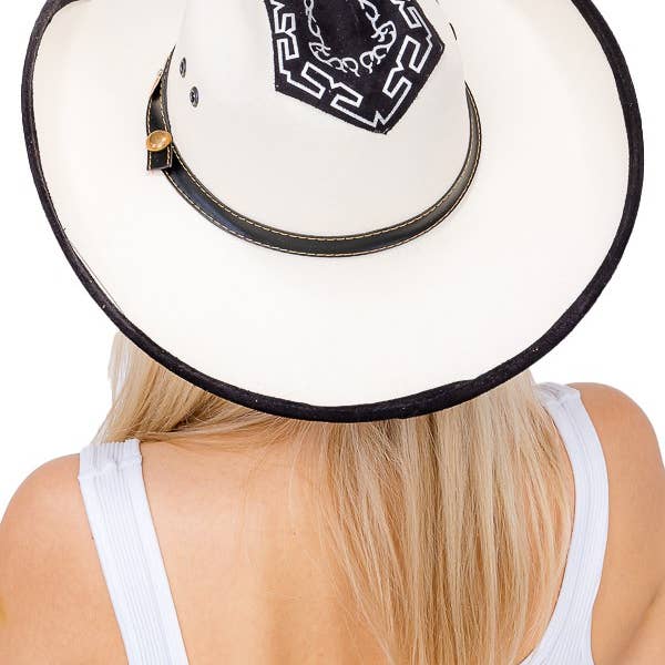 Cap Zone - Wholesale Cowboy Hat - Women's - Embroidered Vaquero Western Cowboy Hat
