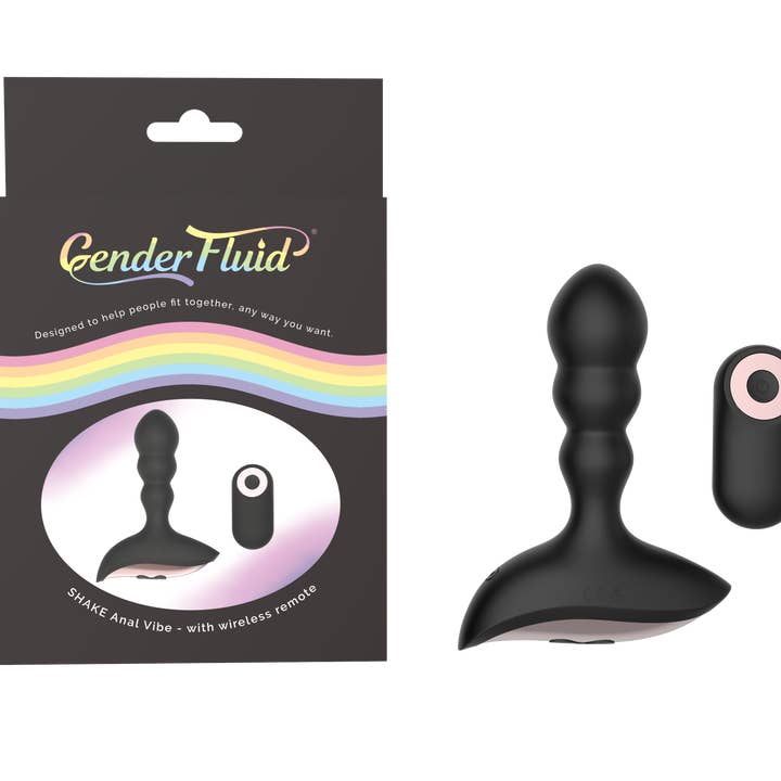 Voodoo - Wholesale Sex Toy - Gender Fluid Shake Anal Vibe w/ Remote