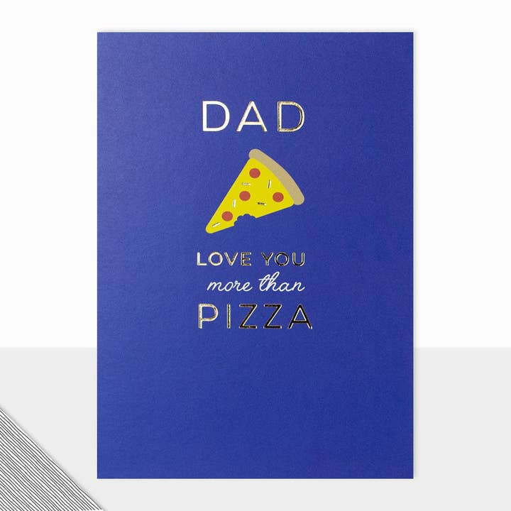 Kinfolk Fathers Day Pizza for wholesale by Laura Darrington Design Ltd