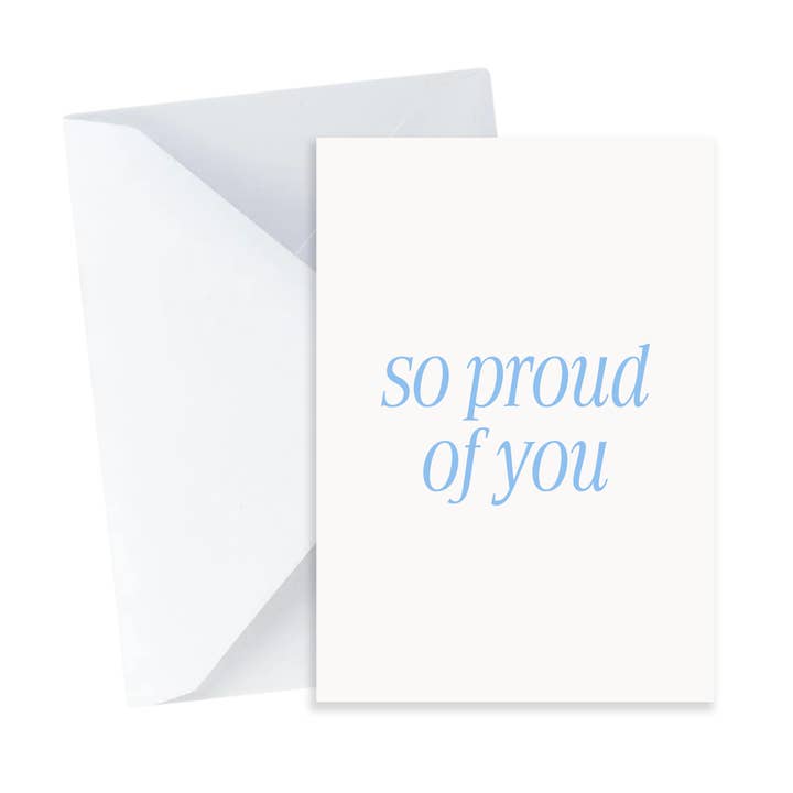 Popsy Press - Wholesale Congratulations card - So Proud of You Card | Mini Congratulations Card, Graduation