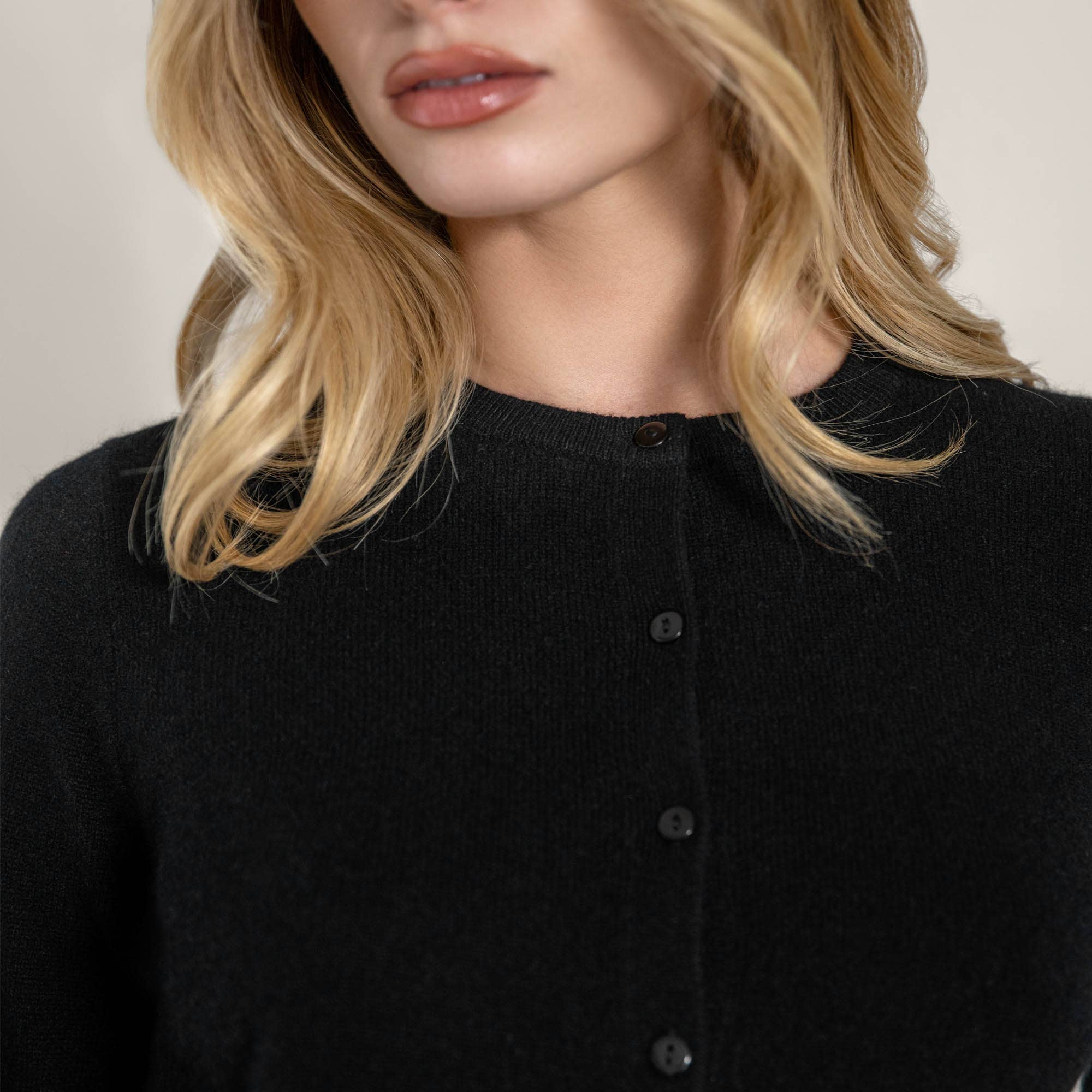 Italic - Wholesale Cardigan - Women's - Sadie Cashmere Crew Cardigan27