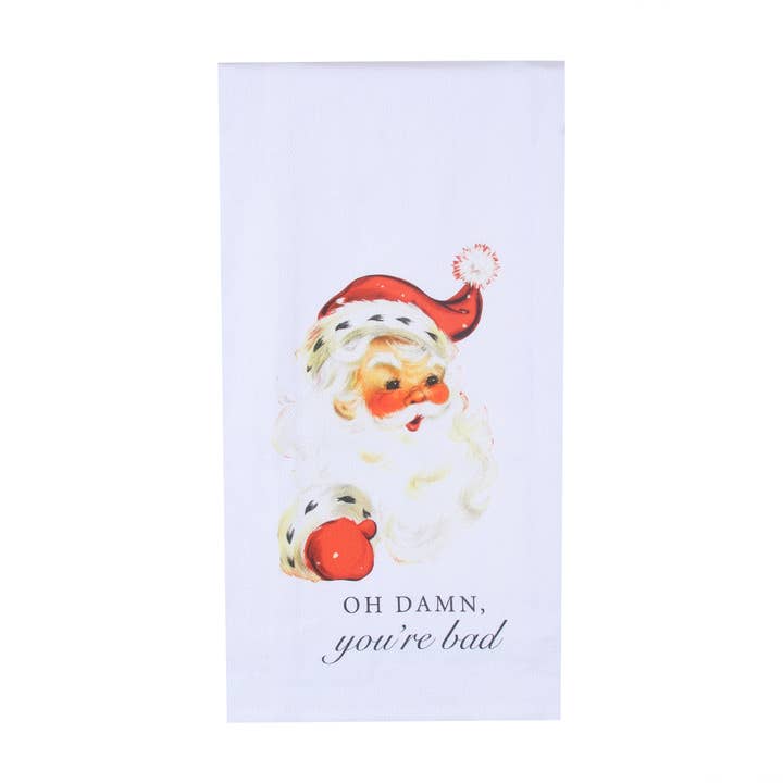 Oh Damn You're Bad Tea Towel for wholesale by Barrel Down South