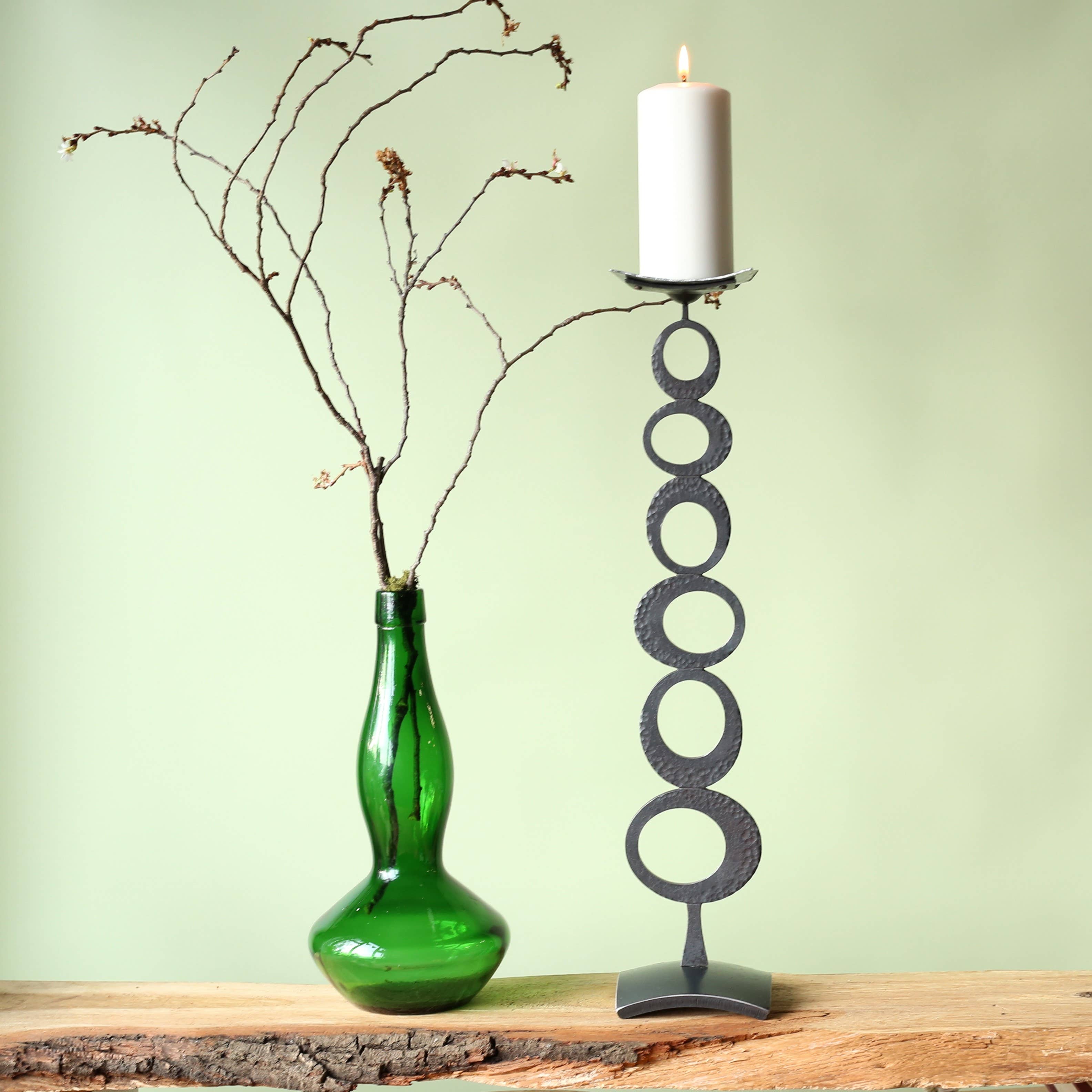 Coach House Forge – wholesale Candle holder – Retro Tall Candlesticks1