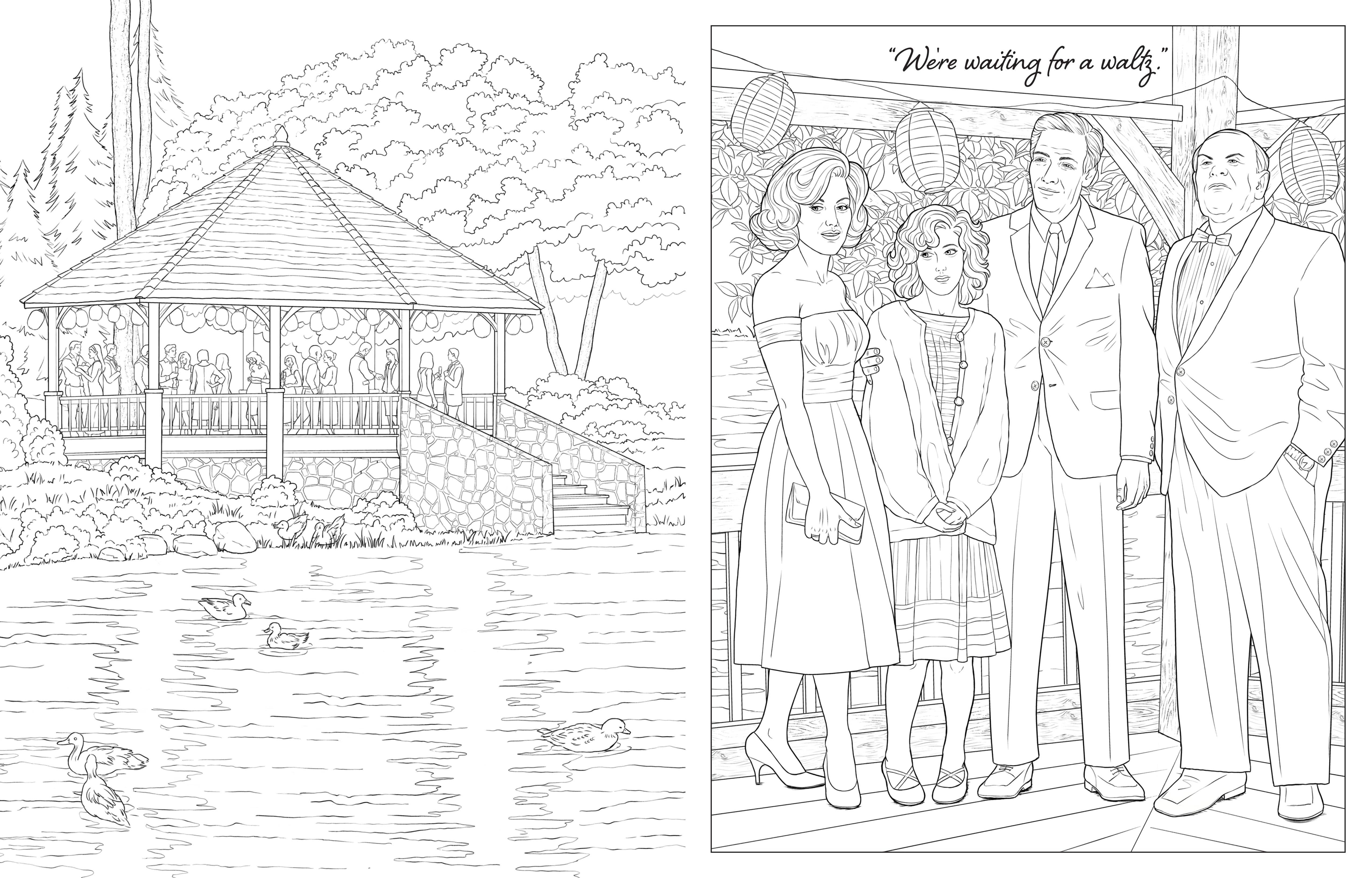 Insight Editions - #1 Pop Culture Publisher - Wholesale Coloring & Activity Book - Adult - Dirty Dancing: The Official Coloring Book2