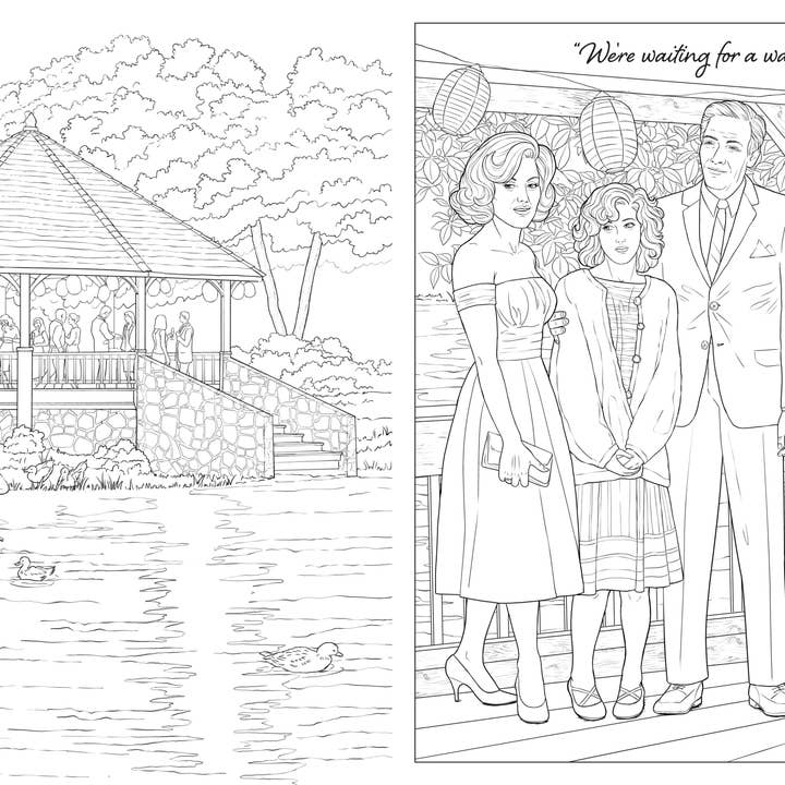 Insight Editions - #1 Pop Culture Publisher - Wholesale Coloring & Activity Book - Adult - Dirty Dancing: The Official Coloring Book2