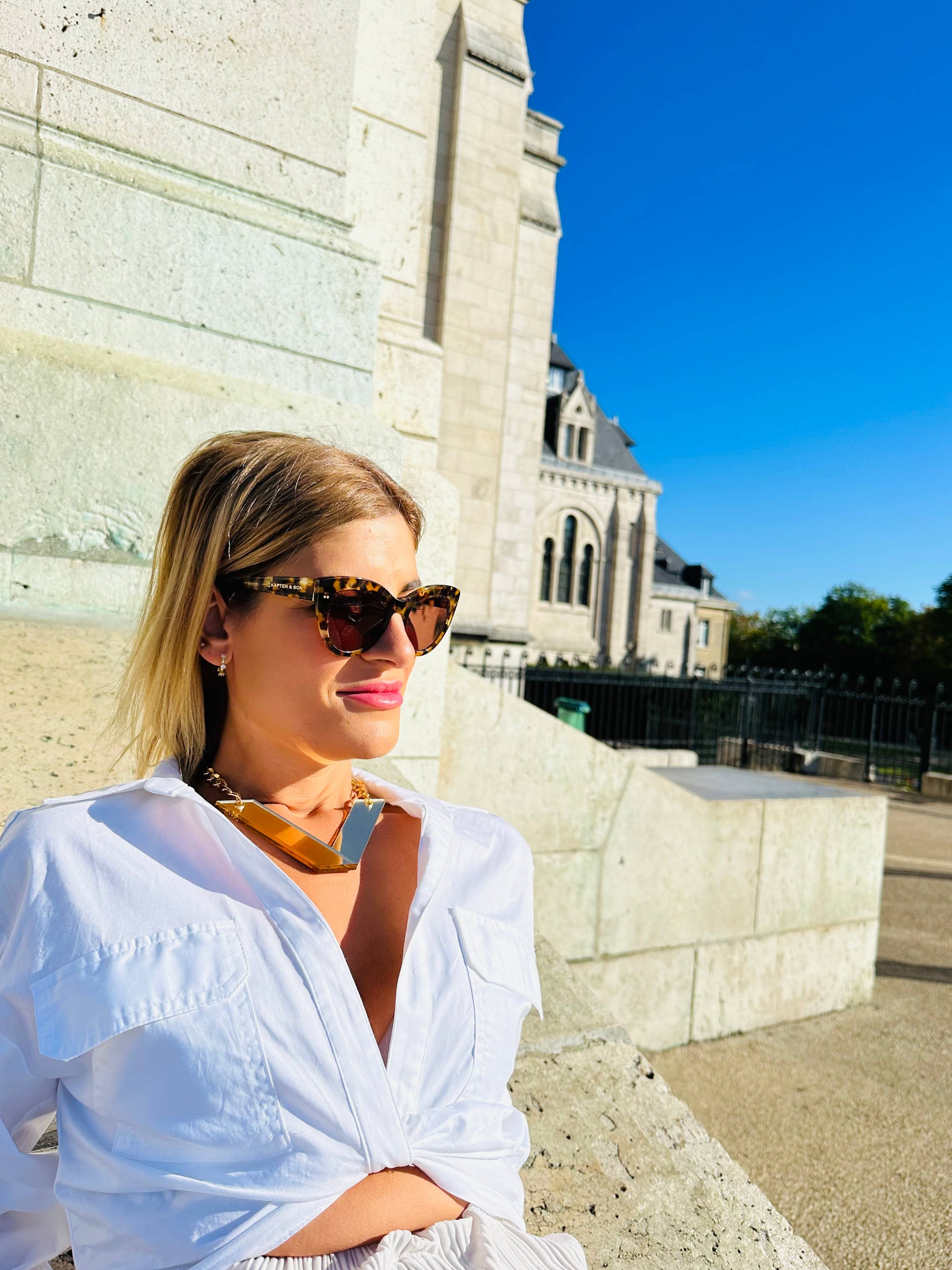 Christina Christi - Wholesale Pendant/Charm Necklace - V Necklace Gold, Large Necklace, Layering Necklace4