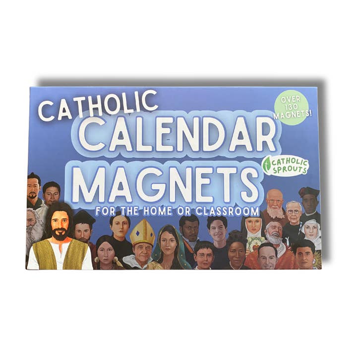 Catholic Calendar Magnets for the Home or Classroom for wholesale by Catholic Sprouts LLC