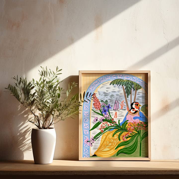 Tara Reed - Wholesale Art Print - "Bird Goddess" - 8" x 10" Art Print