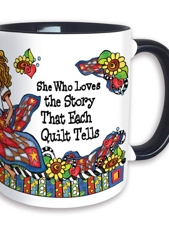 Caneca cerâmica Quilt #2_STORY por atacado de Suzy Toronto Wholesale