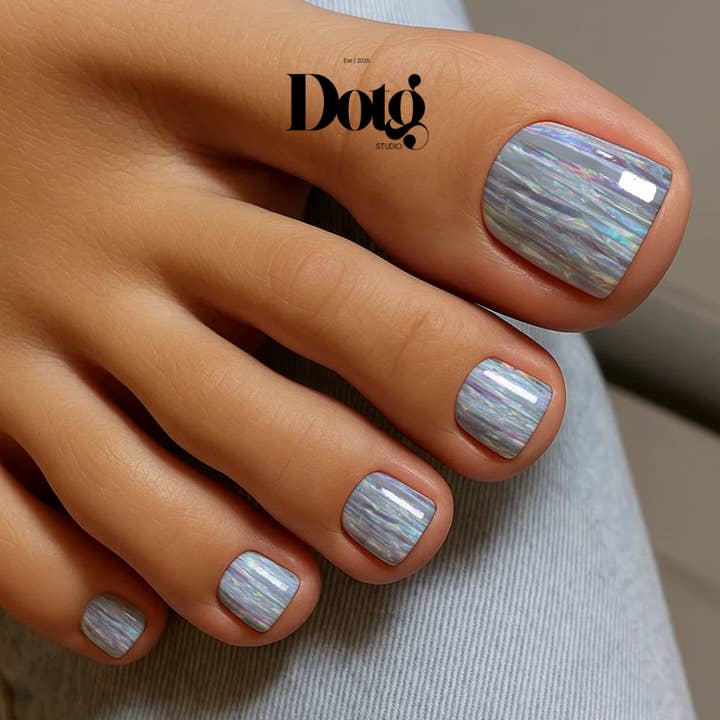 Holographic Nail Wraps DIY Manicure Stickers Nail Decals pour la vente par Design on The Go Studio