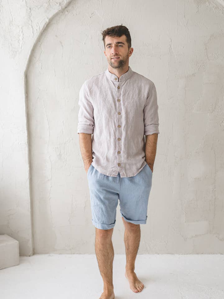 Shorts de lino para hombre para venta al por mayor de Epic Linen