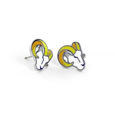 Boucles d'oreilles à logo des Rams de Los Angeles de la NFL pour la vente par Aminco USA