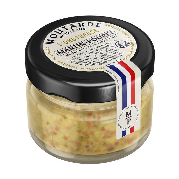 Traditional Orléans Mustard Martin-Pouret - 1oz - for wholesale by Apricot & Honey Gourmet