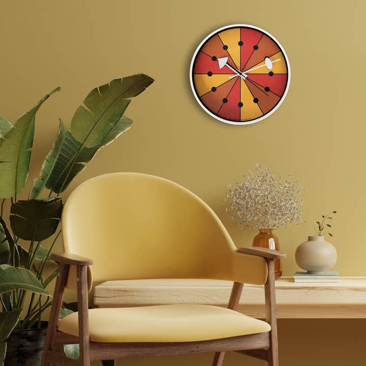 Destination PSP - Wholesale Wall Clock - Sundial Orange Wall Clock