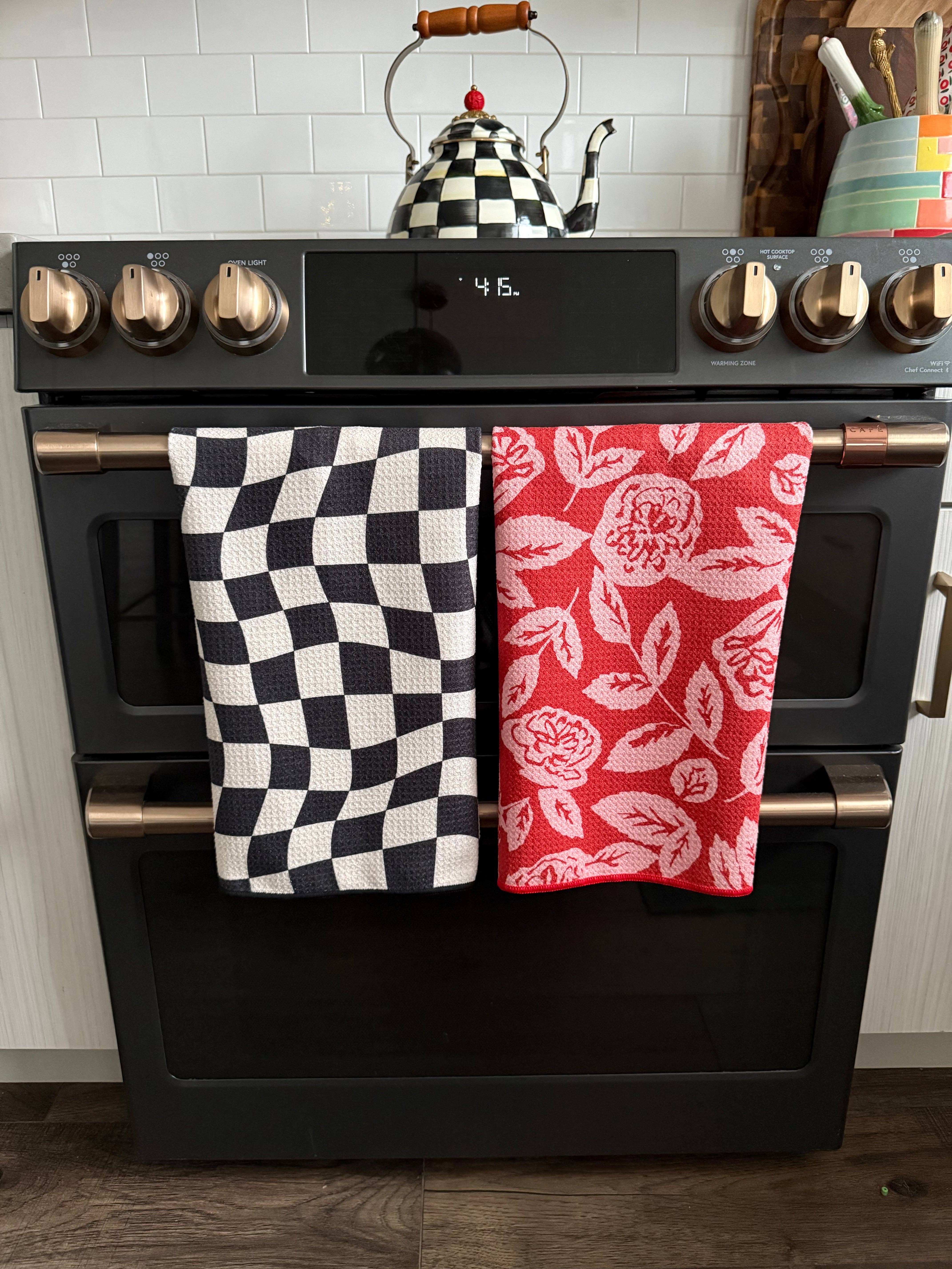 Black Cream Charstir: Double-Sided Hand Towel for wholesale on Faire2