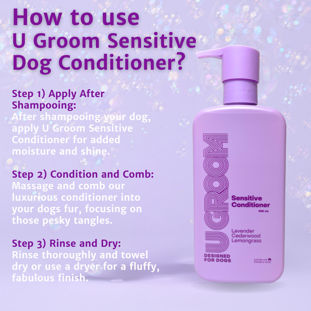 U Groom - Wholesale Pet shampoo – Dog - U GROOM SENSITIVE DOG CONDITIONER3