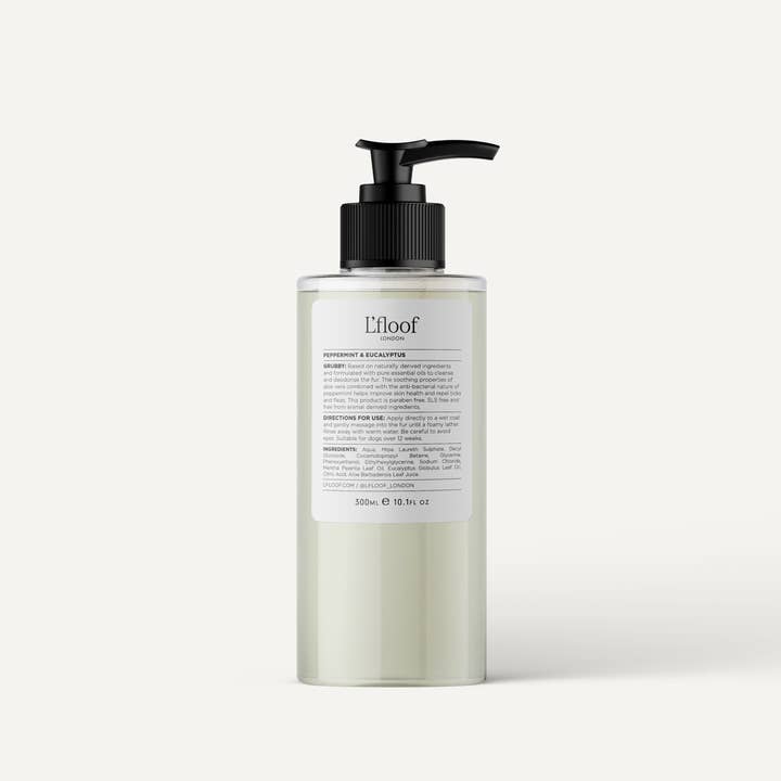 L'floof - Vendita all'ingrosso Shampoo - Cani - Shampoo naturale per cani alla menta piperita e eucalipto - 300 ml L'floof1