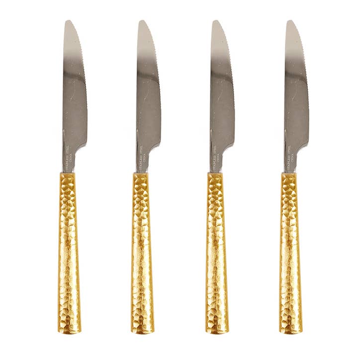 Collection by Nouvelle - Wholesale Table Knife - Fruit Knife (Set of 4) Gold0