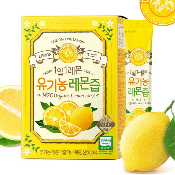 Bio-Zitronensaft EIN TAG EINE ZITRONE für den Großhandel von Bean Park