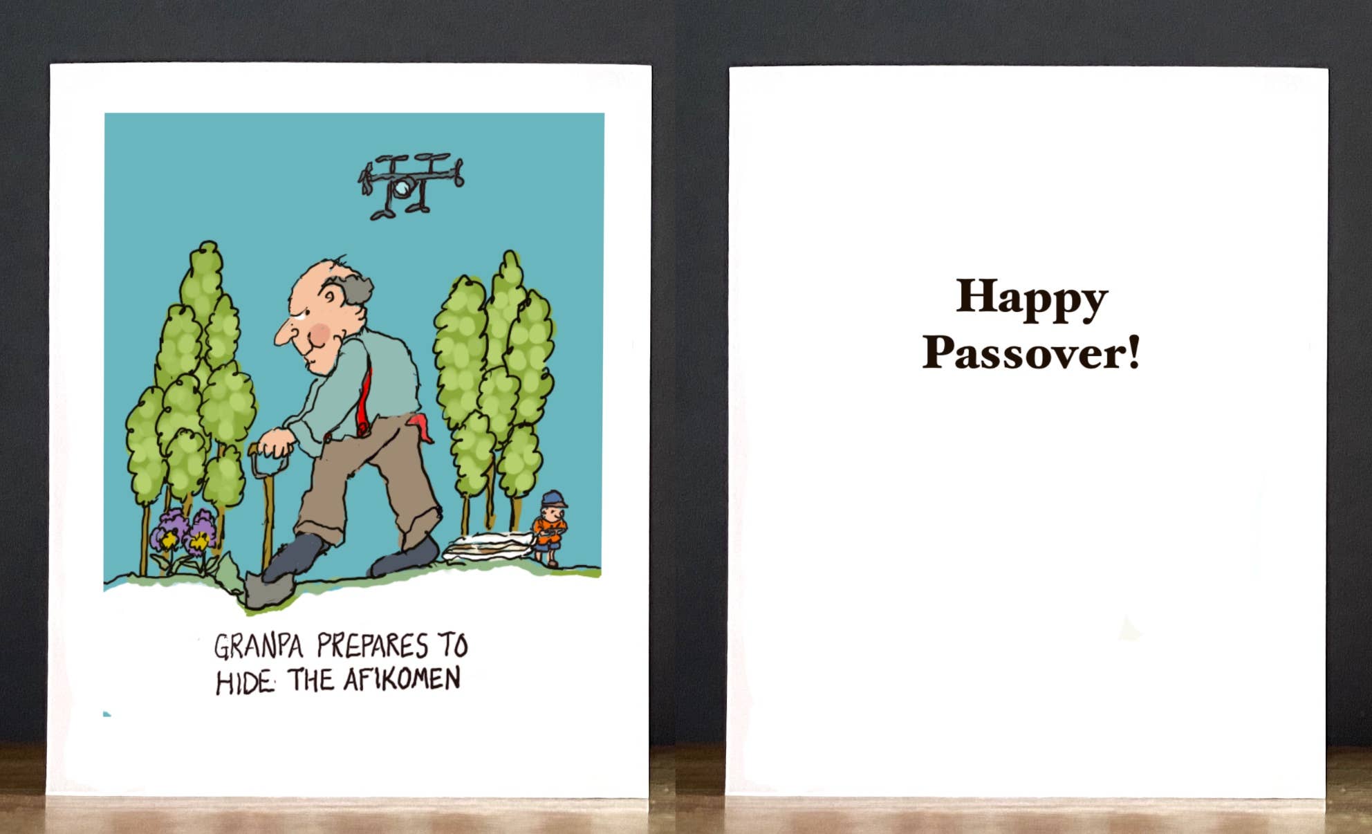 Cards by Charlot - Wholesale Passover Card - Passover: The Drone0