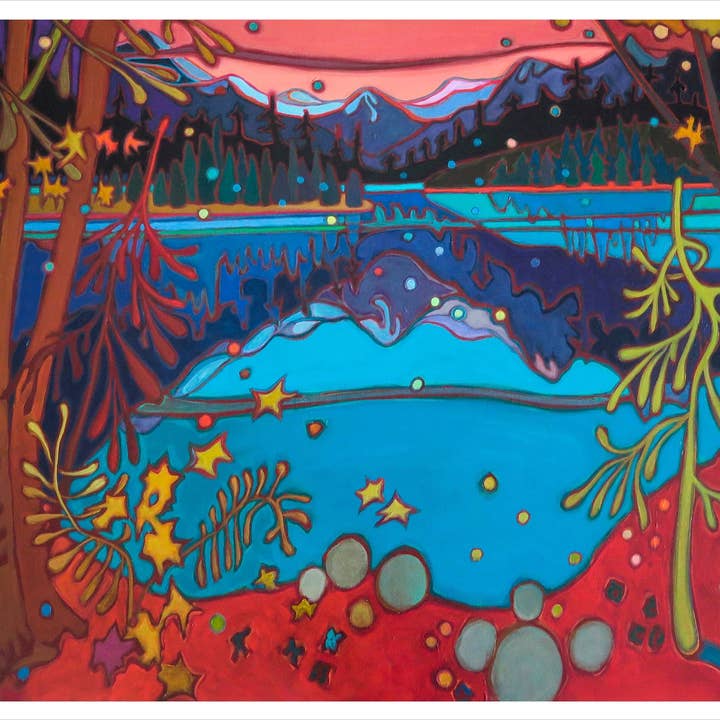 Pomegranate - Wholesale Stationery/Notecard Set - Canadian Rockies: The Art of Darlene Kulig Boxed Notecard Assortment3