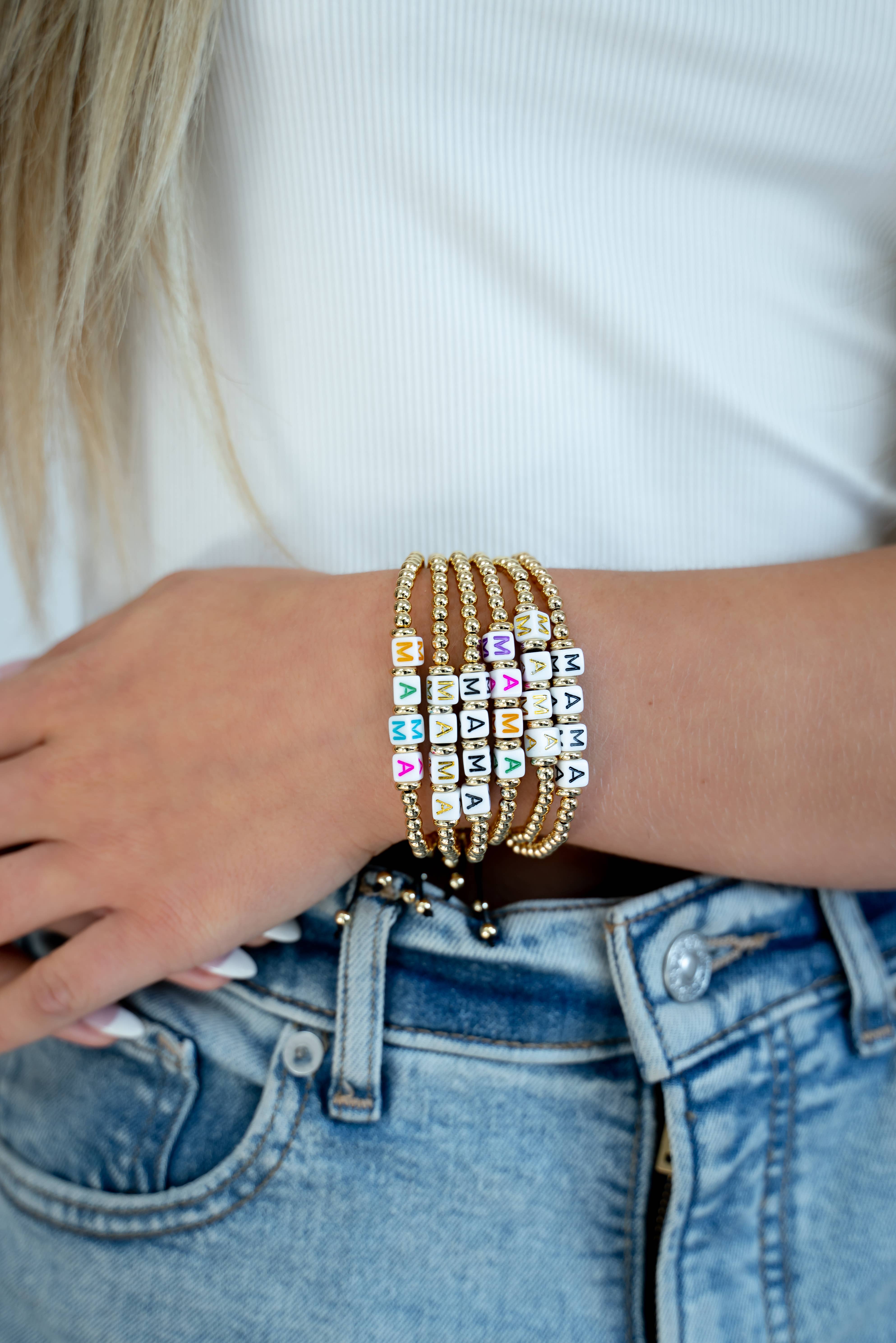 The Sis Kiss - Venta al por mayor Pulsera de cuentas - Pulseras Mantra ajustables con cuentas7