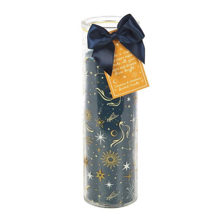Something Different Wholesale - Vendita all'ingrosso Candela in vasetto - Candela a Tubo Cannella & Mora Notte Stellata1