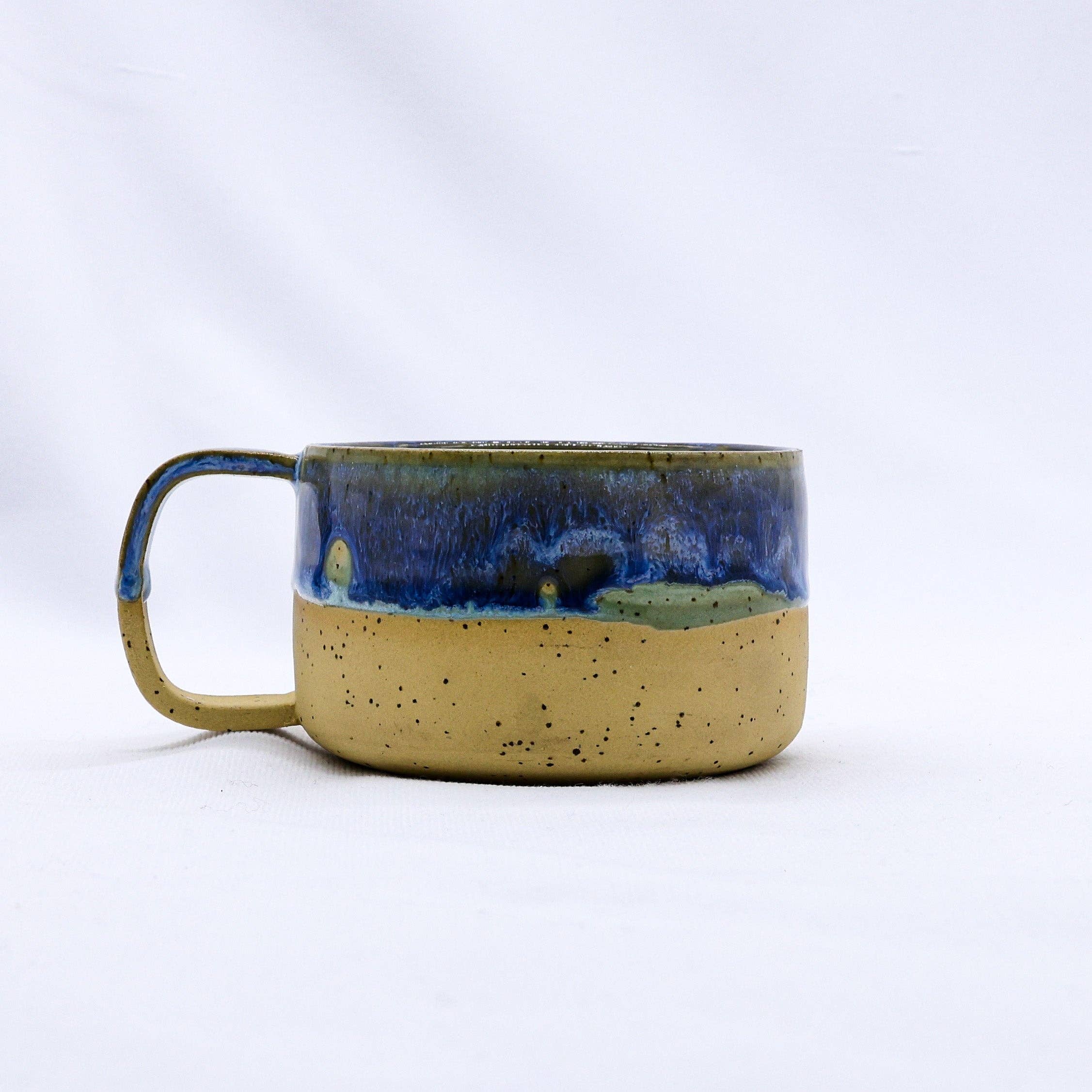 Ribera Handmade Ceramics - Wholesale Coffee Mug - Blulume Grande Handmade Stoneware Ceramic Mug0