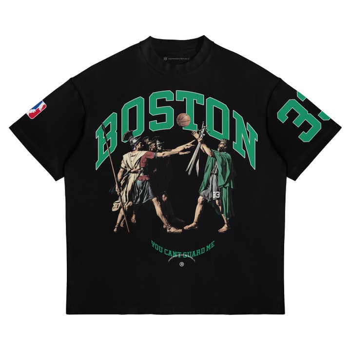 Boston Legend © zwart T-shirt voor wholesale door Independent Republic