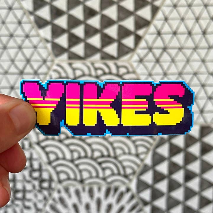 Yikes Sticker for wholesale by KP General Store