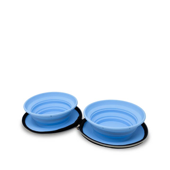 Kate Spade New York by Lifeguard Press - Wholesale Pet Travel Bowl - Dog - Portable Dog Bowl, Raining Cats and Dogs1