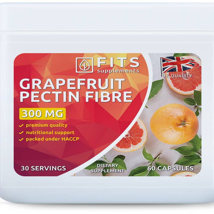 Fibra de Pectina de Toranja 300mg 60 cápsulas por atacado de FITS