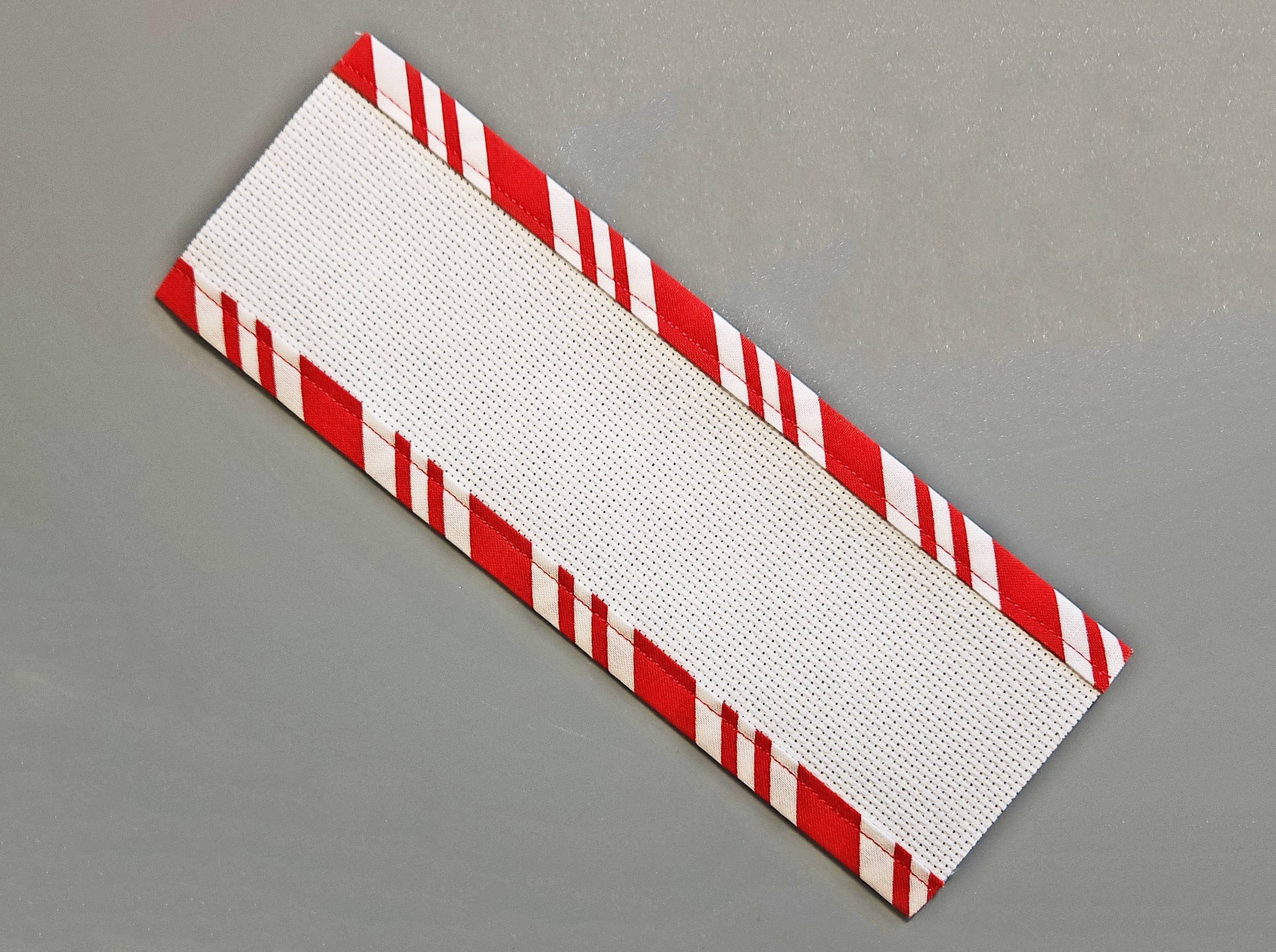 Rogue Stitchery - Wholesale Craft Sewing Kit - Candy Cane - Custom-Trimmed Aida1