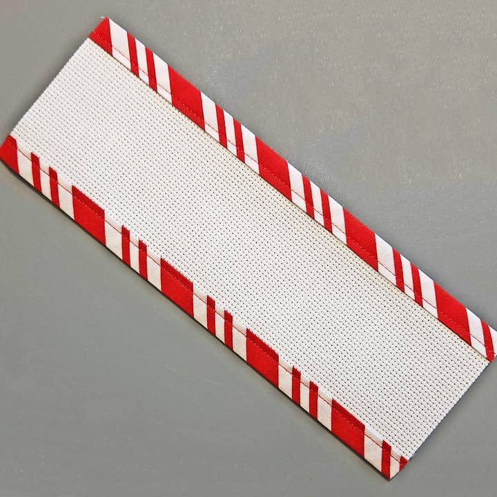 Rogue Stitchery - Wholesale Craft Sewing Kit - Candy Cane - Custom-Trimmed Aida1