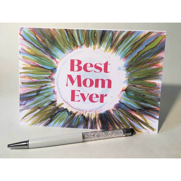 Floreale Best Mom Ever per la vendita all'ingrosso da parte di MoesArt Studios